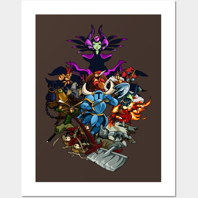 Shovel Knight Ring Wall Art by heavyaugust